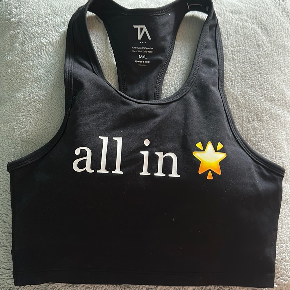 New TA Tracy Anderson sports bra tank top